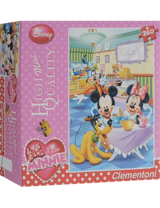 Clementoni 721131 Puzzle 260 Minnie a Mickey