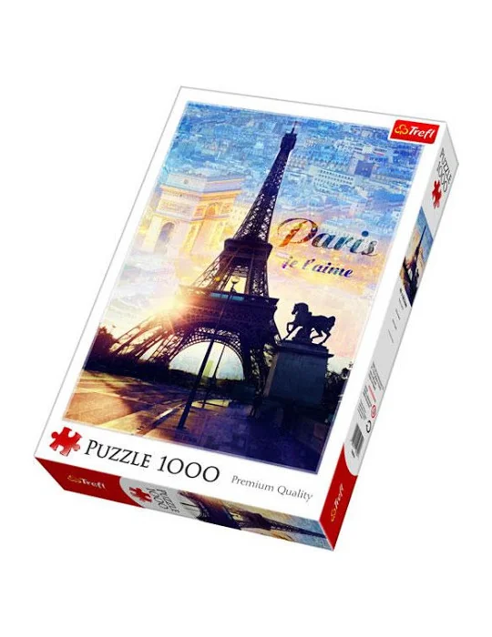 Trefl 10394 Puzzle Paríž za súmraku 1000 ks