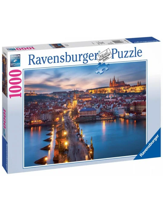 Ravensburger 19740 Puzzle Praha v noci 1000 dielov