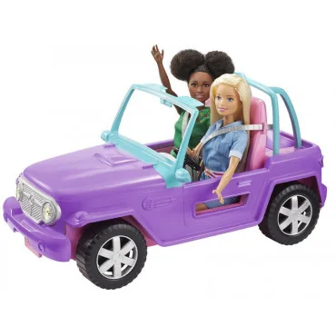 Mattel GMT46 Barbie plážový kabriolet fialový 
