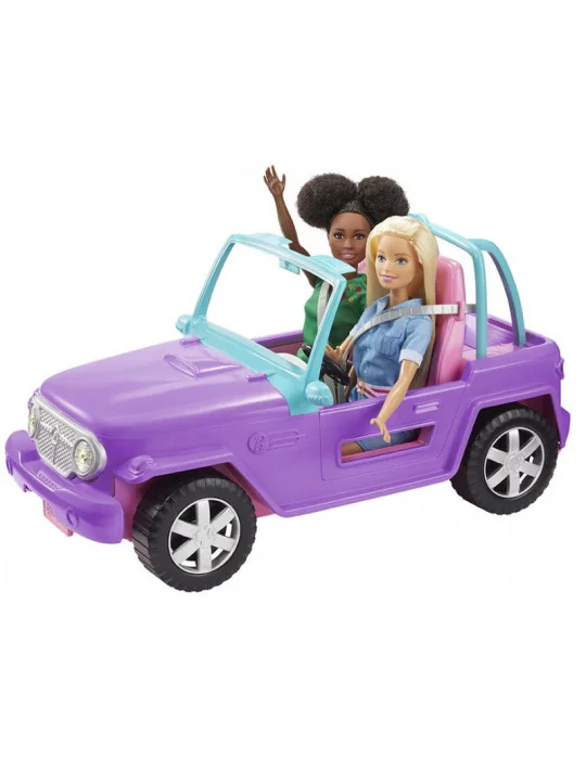 Mattel GMT46 Barbie plážový kabriolet fialový 