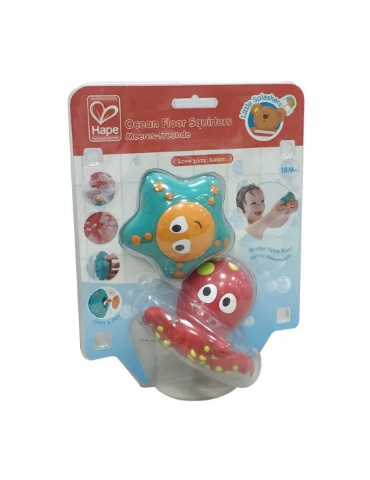 Hape E0213 Hračky do vody - striekacia hviezdička s chobotnicou