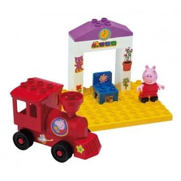 PlayBig BLOXX Peppa Pig železničná zastávka