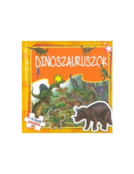 Dinoszauruszok - Szórakoztató puzzle könyv