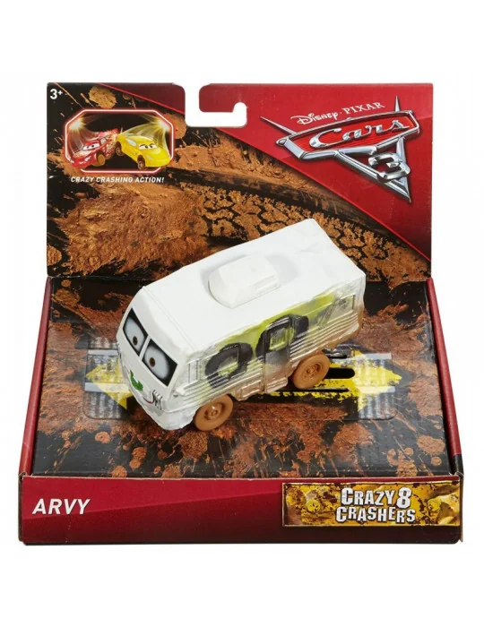 Mattel Cars 3 DYB20-FBH11 veľké bláznivé autá Arvy