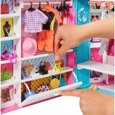 Mattel GBK10 Barbie Šatník s bábikou Barbie