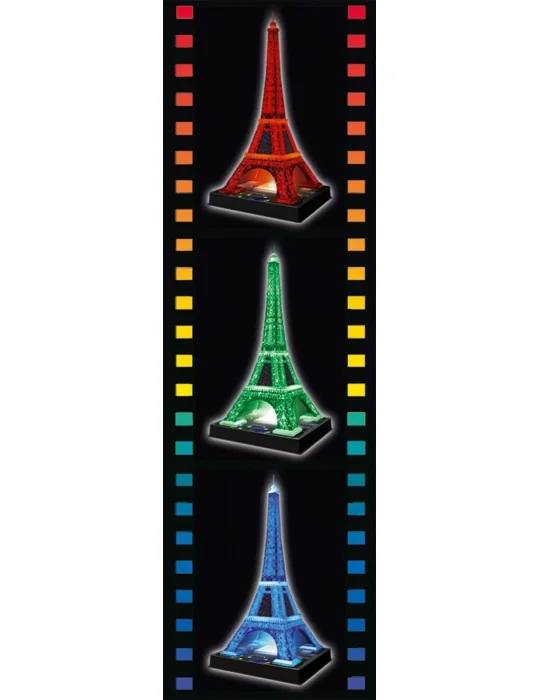 Ravensburger 3D Puzzle 12579 - Eiffelova veža v noci 216 ks