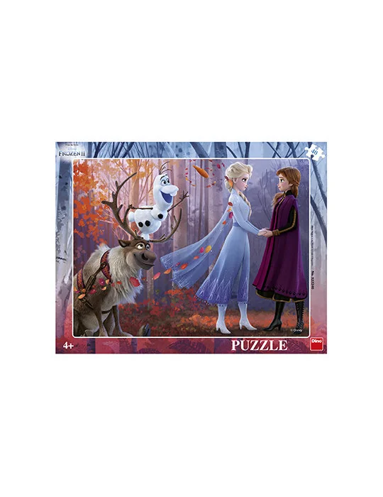 Dino 322240 Puzzle na doske Frozen Ľadové kráľovstvo 2 40 dielov